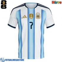 Fotballdrakt Herre Argentina Rodrigo De Paul #7 Hjemmedrakt VM 2026 Kortermet